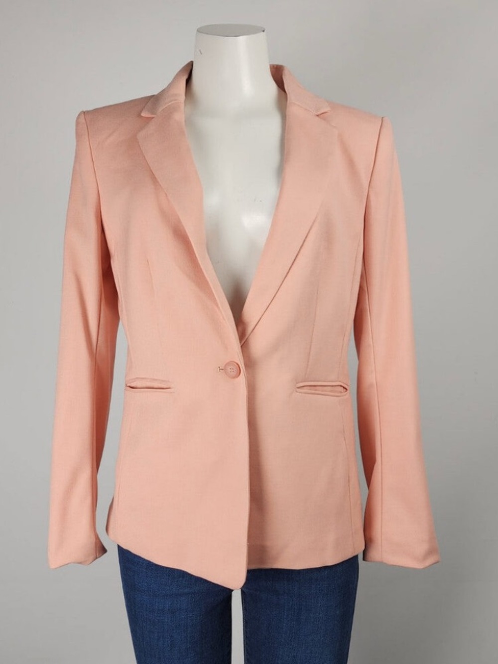 H&M 🍑Peach Single-Button Blazer Jacket